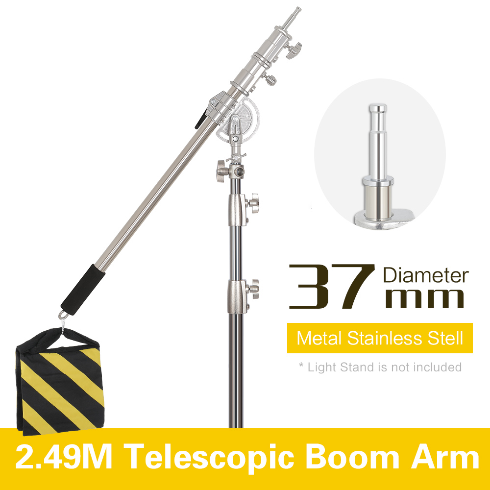 Photography Kit Pro - 2.49M Length Cross Arm Stainless Steel