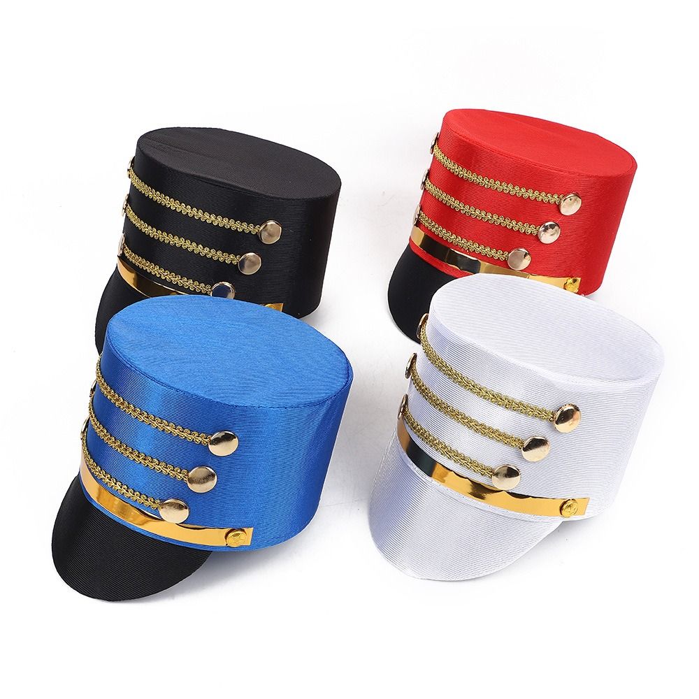 Photography Major - Hat-nutcrackers Marching Band Hat Gold Trim