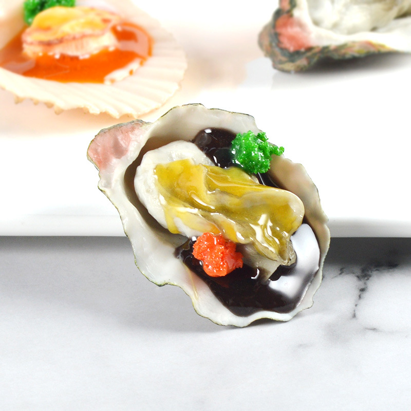 Photography Food - Artificial Oyster Scallop Fake Food Simulation