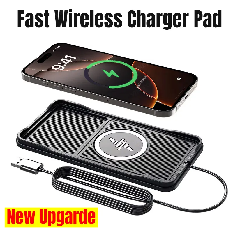 Tethering Cable Usb - Car Wireless Charger Pad Base USB