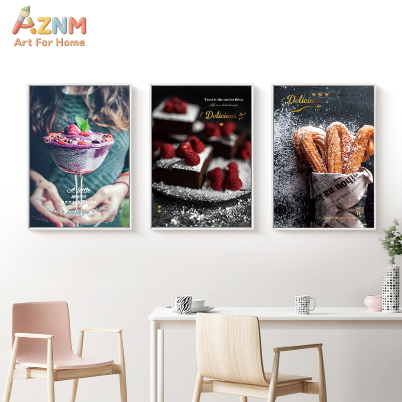 AZNM 3PCS Delicious Dessert Ca - Photography Quotes Inspirational recension och pris
