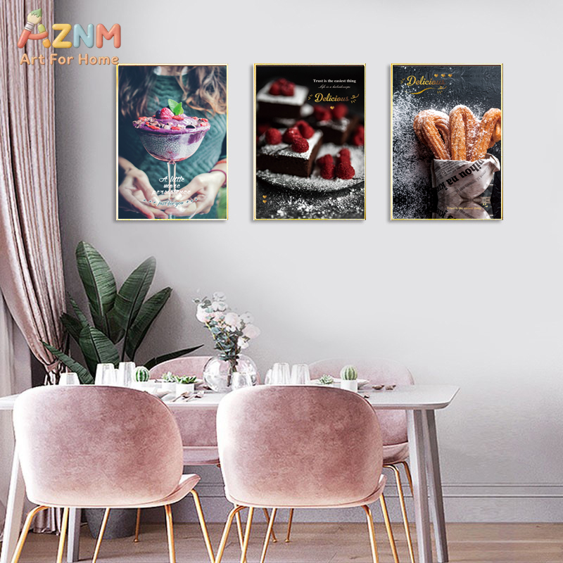 AZNM 3PCS Delicious Dessert Ca - Photography Quotes Inspirational recension och pris