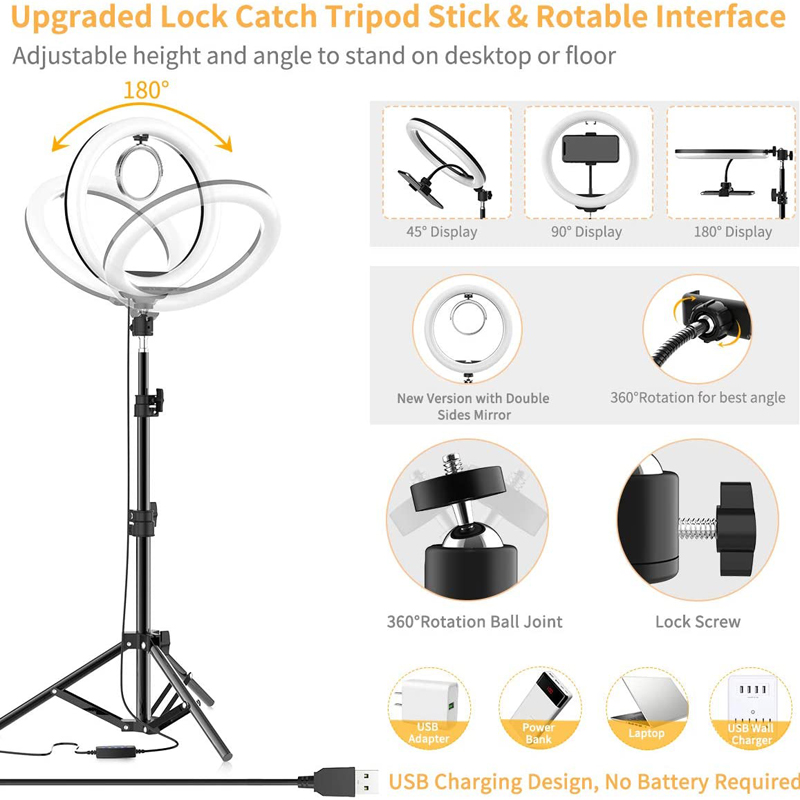 16/26/33cm Selfie Ring Light P - Photography Kit Pro recension och pris