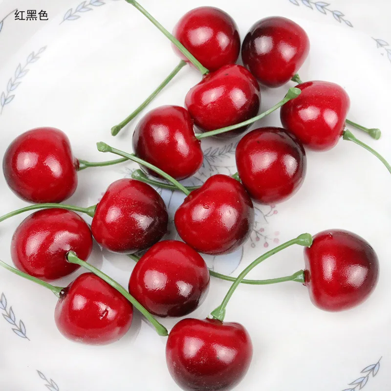 30Pcs Fake Cherry Simulation C - Photography Food recension och pris