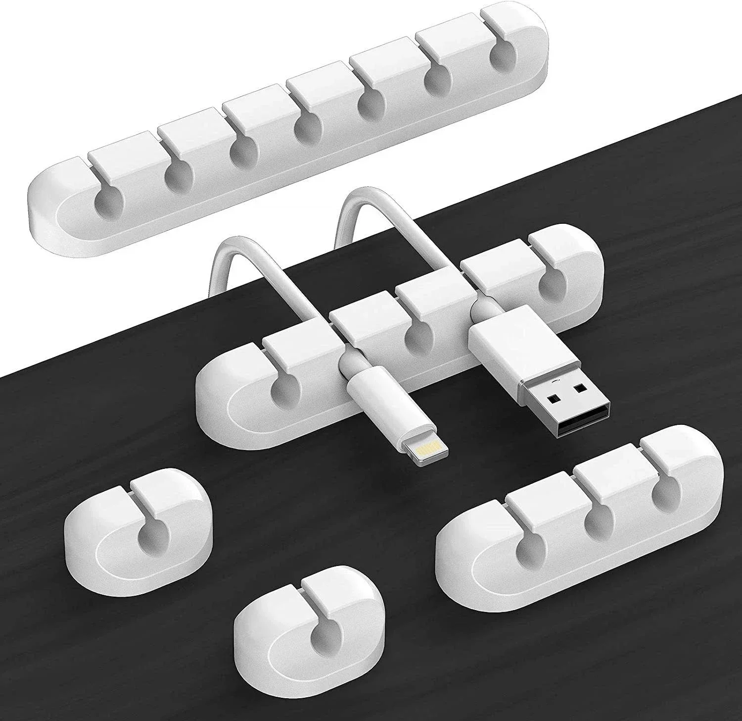5pcs Cable Cord Wire Organizer - Tethering Cable Usb recension och pris