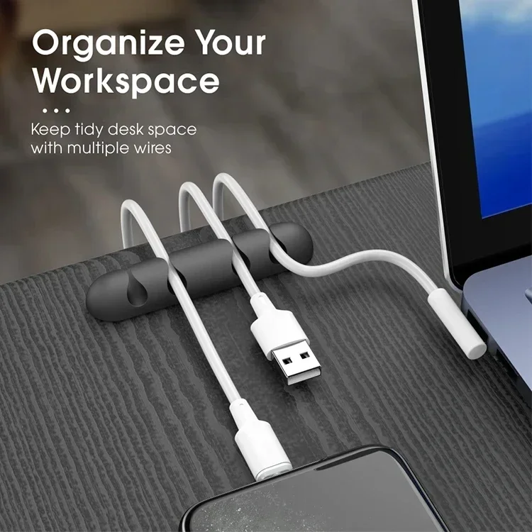 5pcs Cable Cord Wire Organizer - Tethering Cable Usb recension och pris