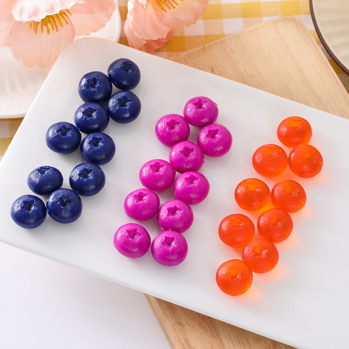 Silicone Simulated Blueberries - Photography Food recension och pris