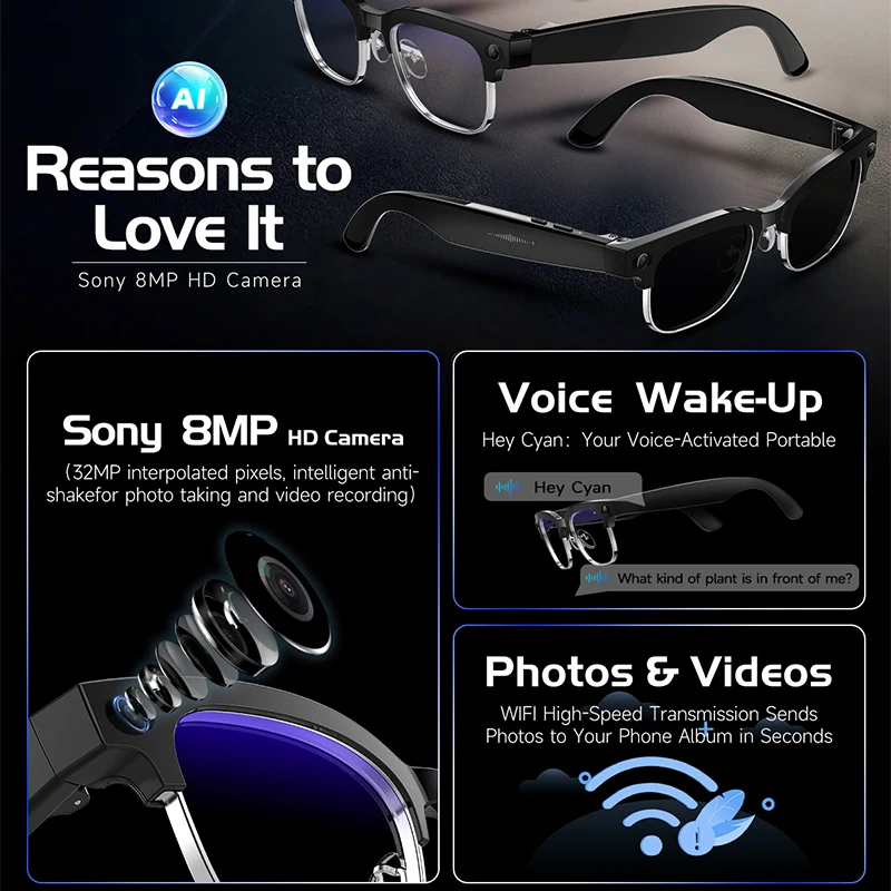 W630 HeyCyan AI Voice Wake-Up  - Photography Videography recension och pris