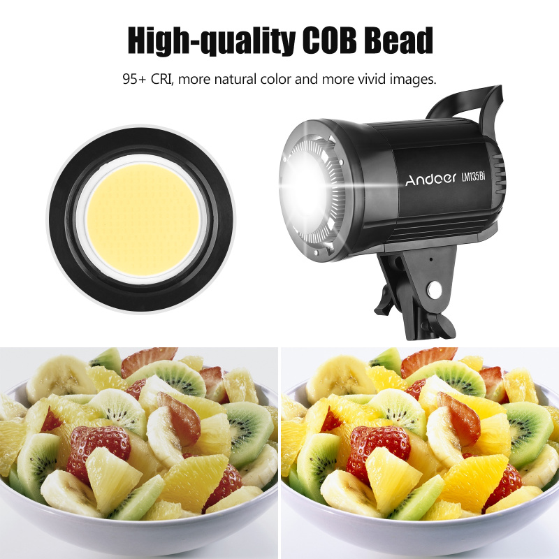 Andoer LM135Bi Portable LED Ph - Strobe Light Studio recension och pris