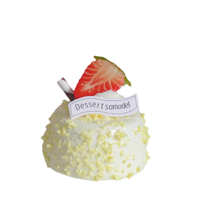 1PC Artificial Mousse Cake Des - Photography Food recension och pris