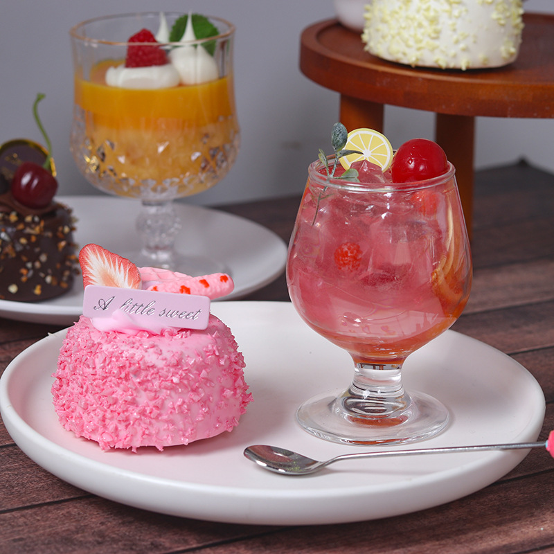 1PC Artificial Mousse Cake Des - Photography Food recension och pris