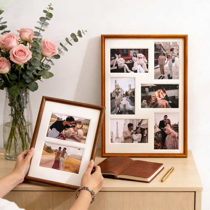 6-inch Multi-grid Solid Wood P - Photography Narrative recension och pris