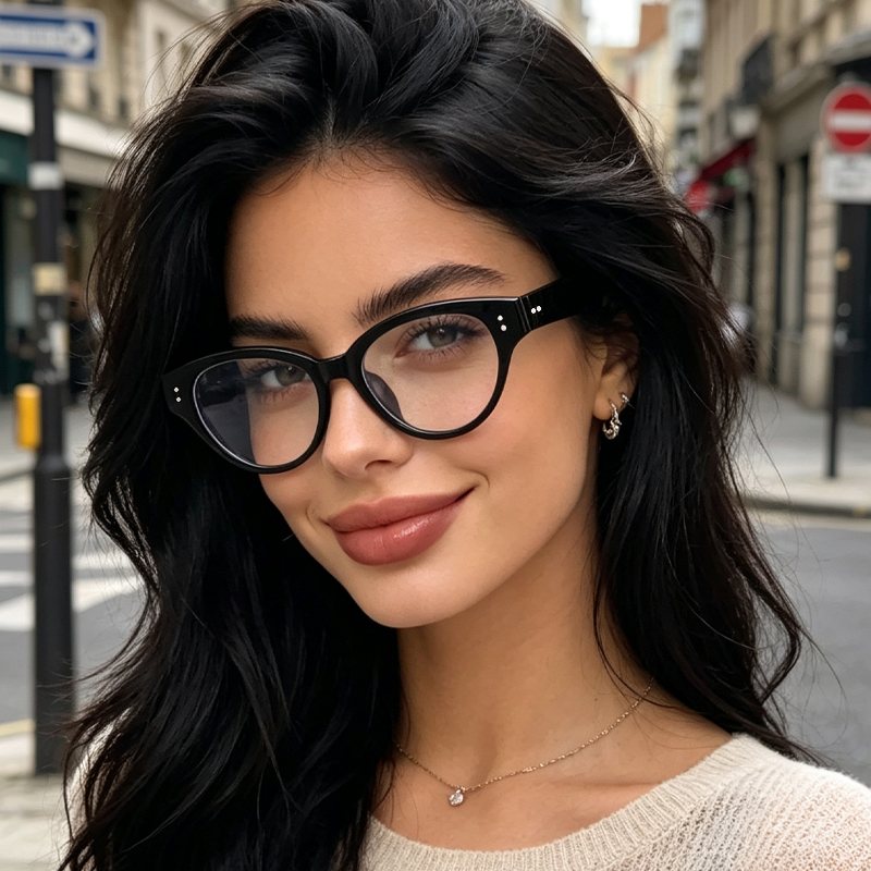 1pc texture cat's eye fashion  - Photography Trend recension och pris
