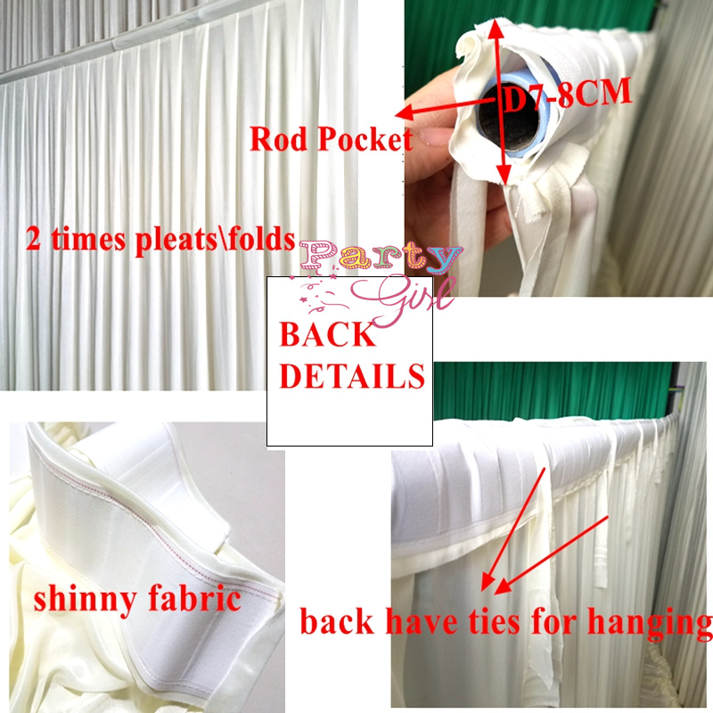 Ice Silk Backdrop Curtain With - Photography Website recension och pris