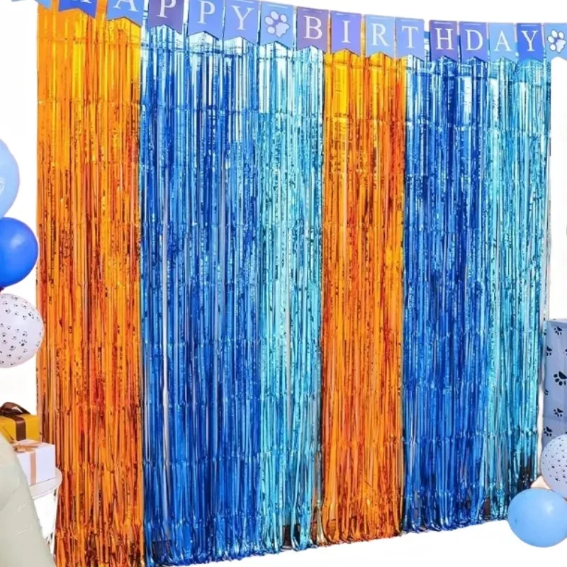Foil Fringe Curtains Birthday  - Photography Website recension och pris