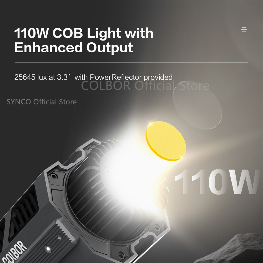 COLBOR CL100X COB Led Light Vi - Strobe Light Studio recension och pris