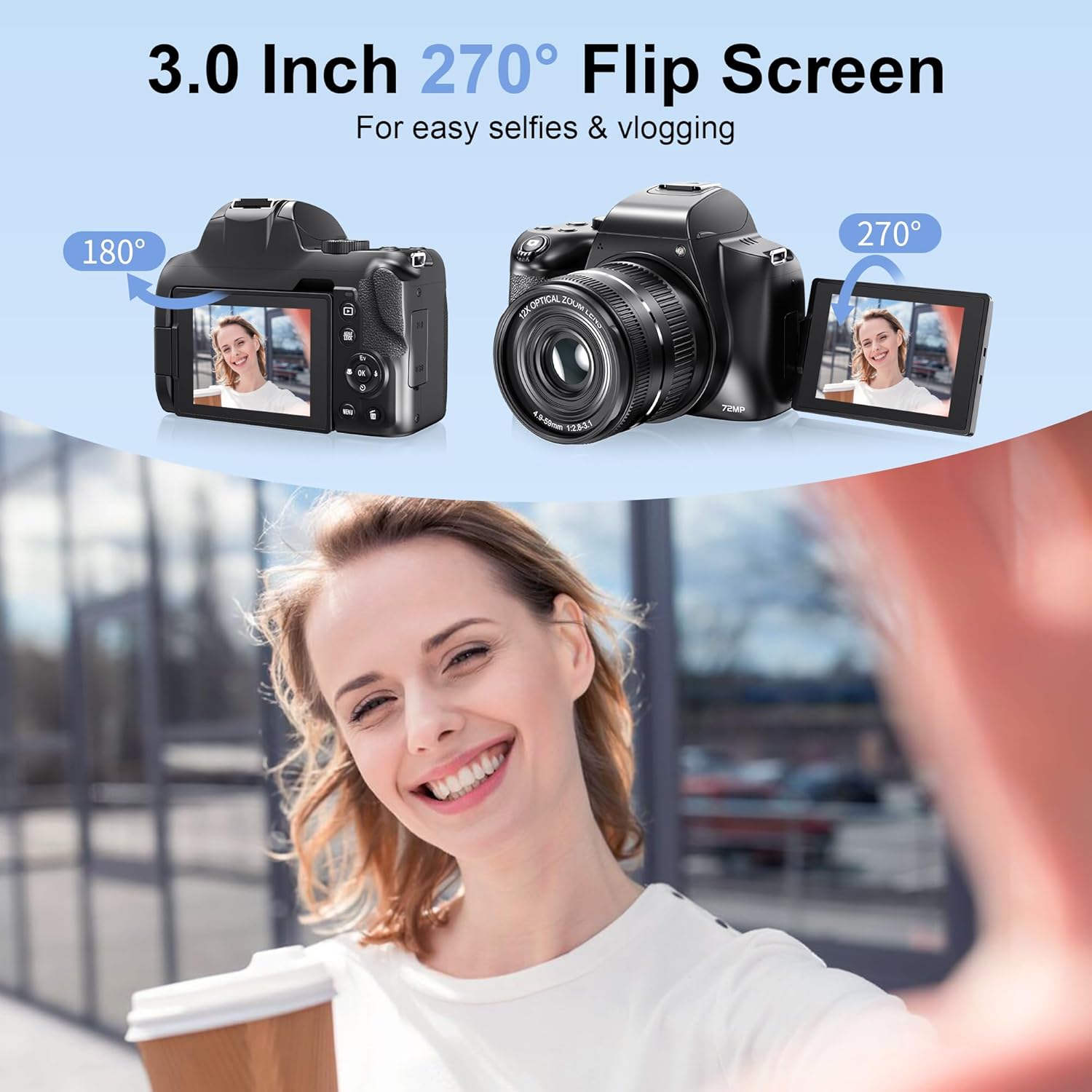 72MP Digital Cameras For Photo - Photography Natural Lighting recension och pris