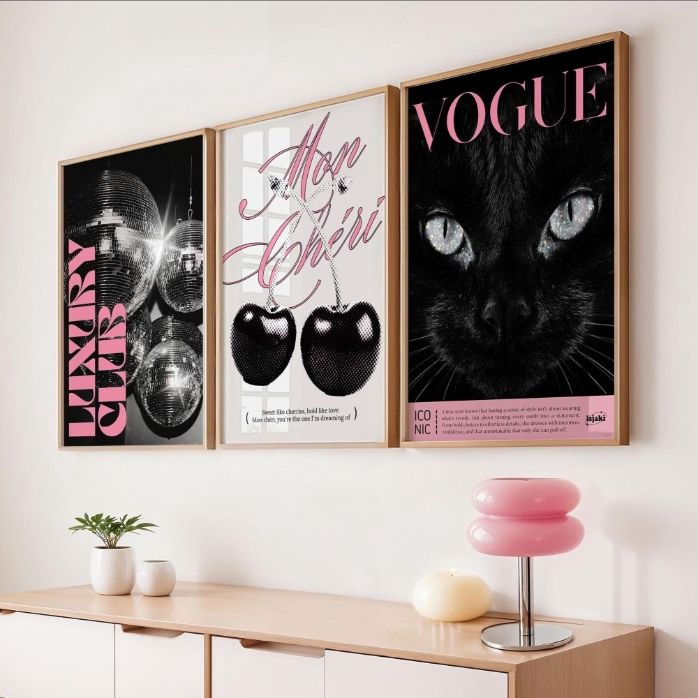 3pcs Frameless Leopard Print,B - Photography Trend recension och pris