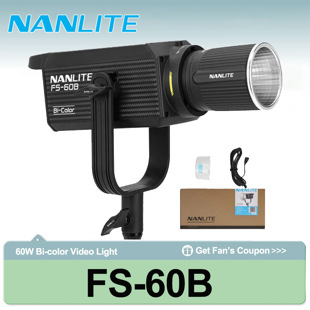 Nanlite FS-60B 70W Bi-color Sp - Strobe Light Studio recension och pris