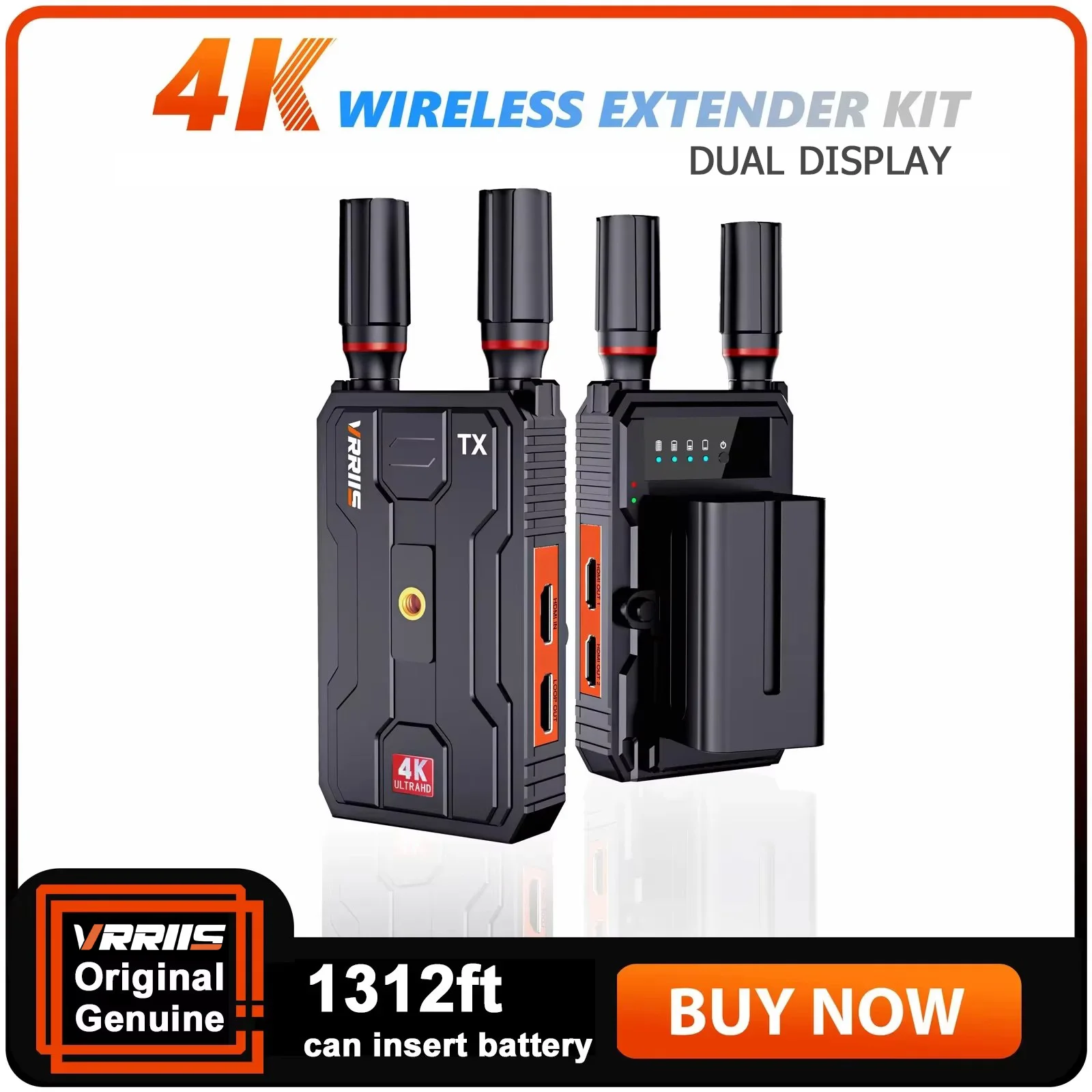 Vrriis WL097 PRO 4K Wireless A - Photography Videography recension och pris