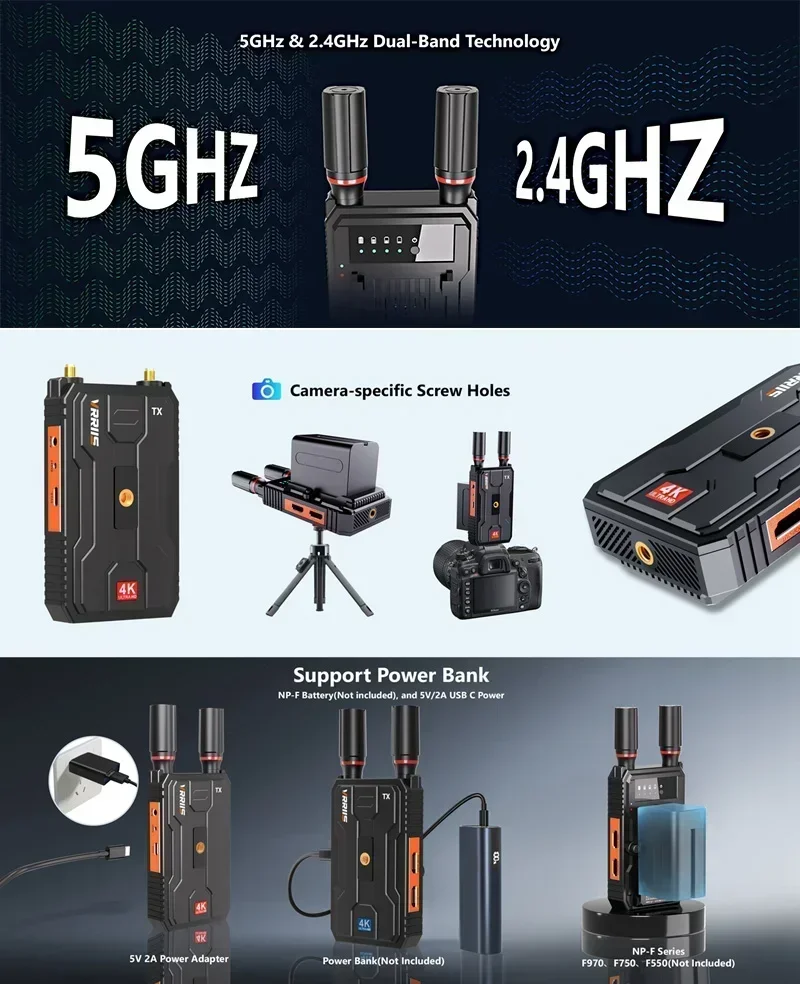 Vrriis WL097 PRO 4K Wireless A - Photography Videography recension och pris