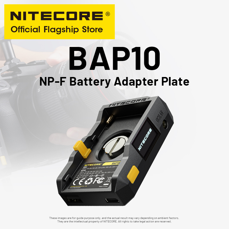 NITECORE BAP10 NP-F Battery Ad - Photography Videography recension och pris
