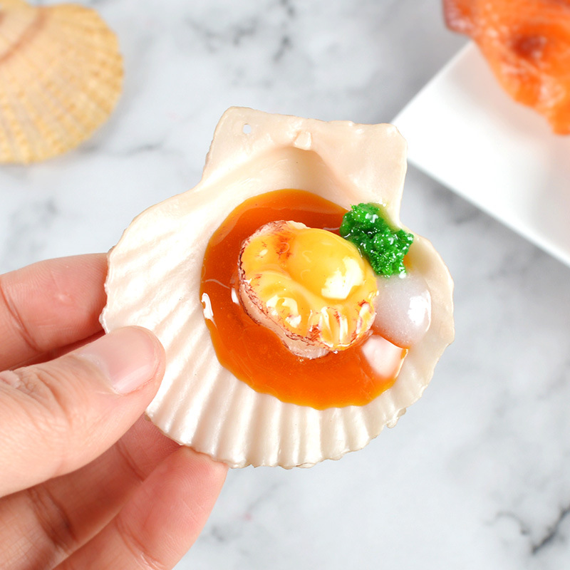 Artificial Oyster Scallop Fake - Photography Food recension och pris