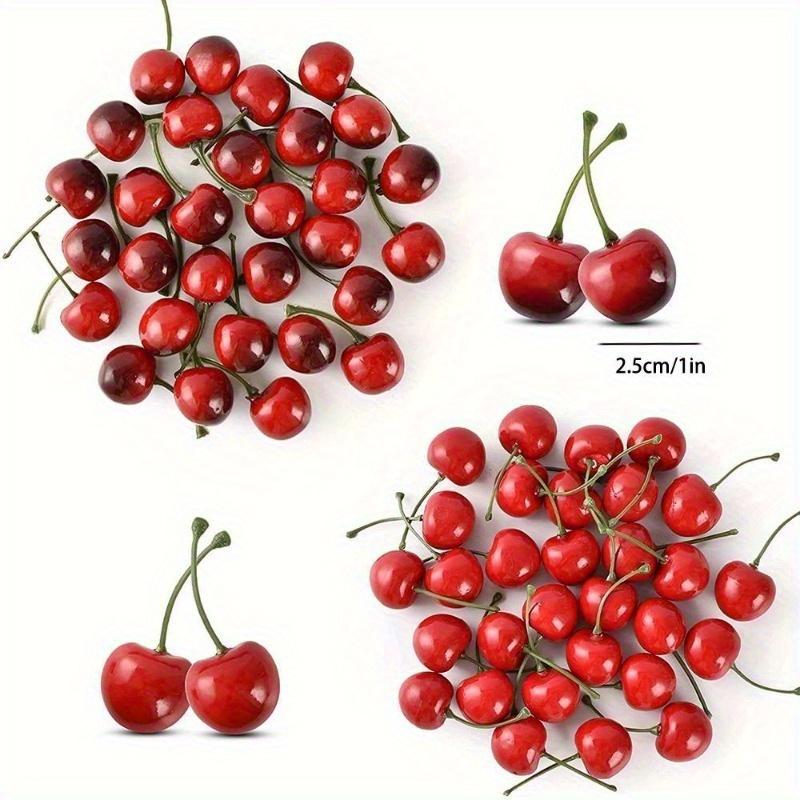 30Pcs Fake Cherry Artificial F - Photography Food recension och pris