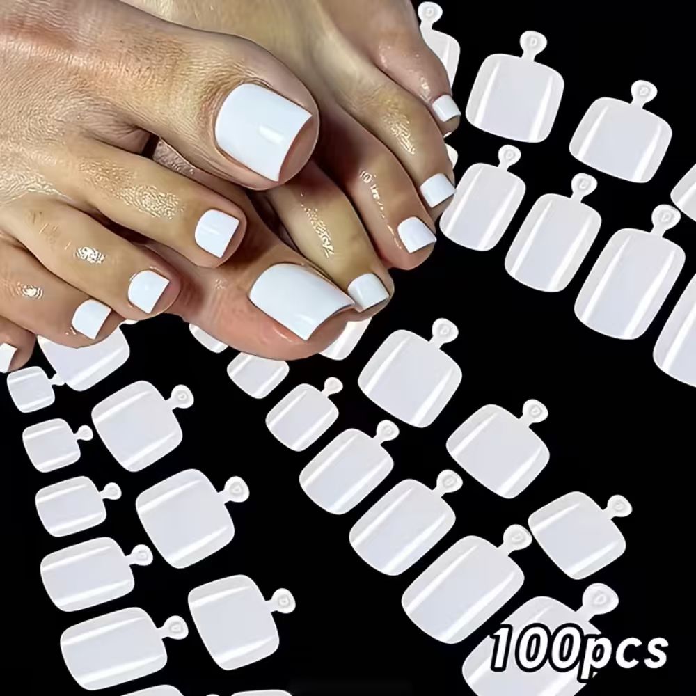 100pcs/Box French Tip Press-On - Photography Tips recension och pris