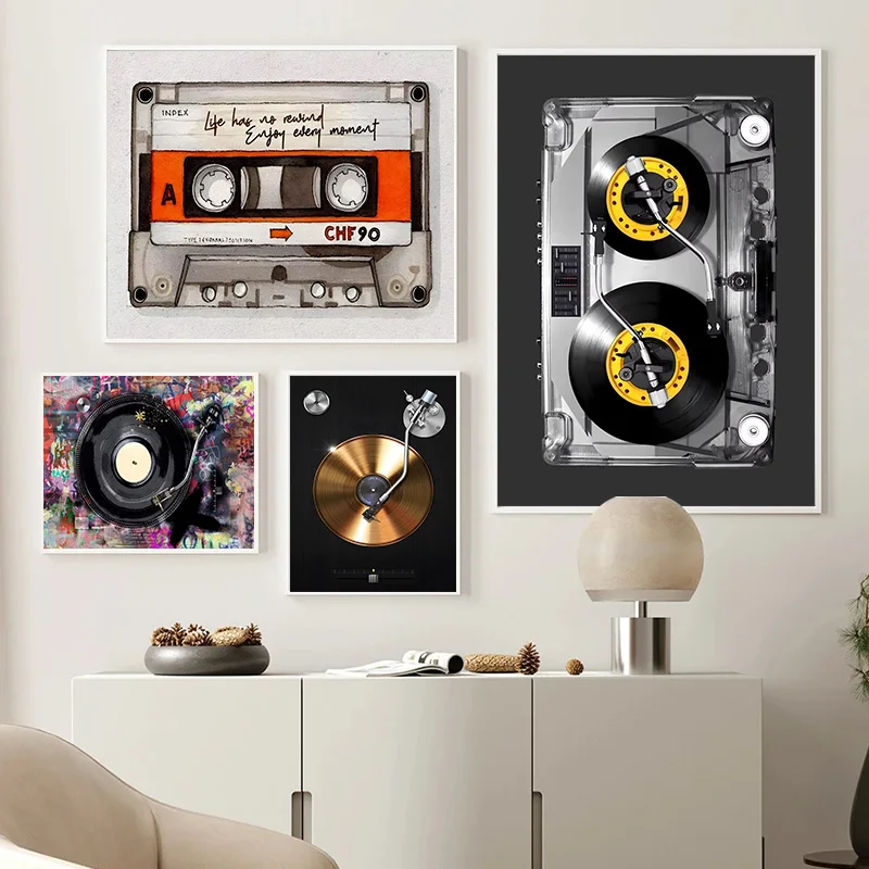 Cassette DJ Turntable Canvas P - Photography Trend recension och pris