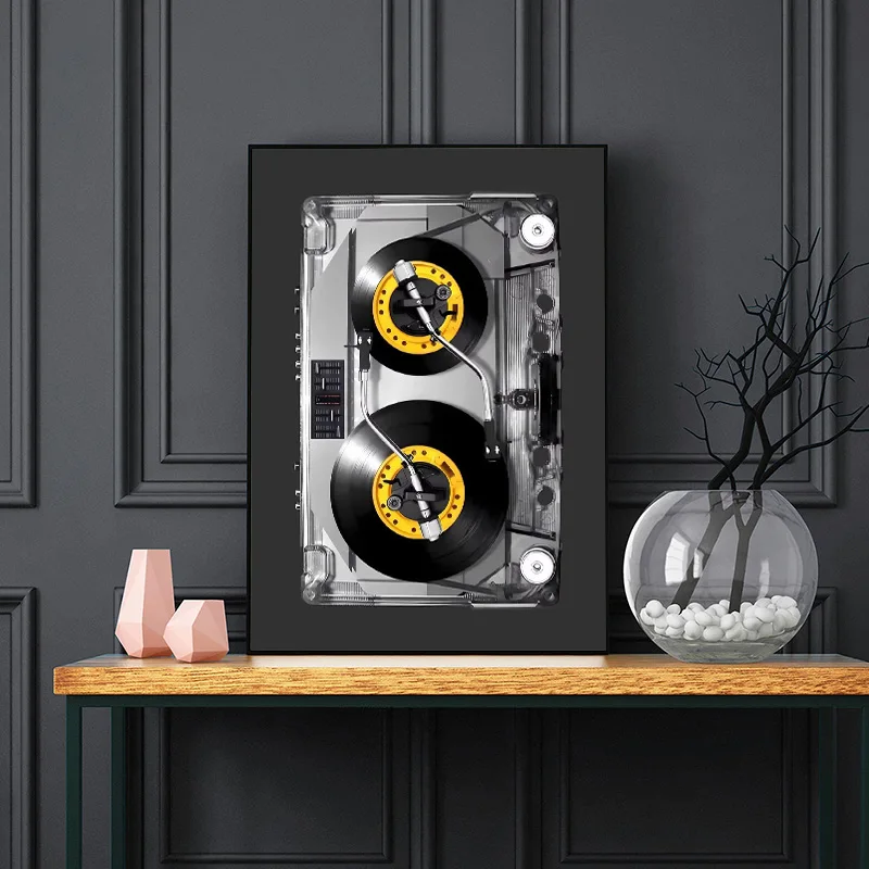 Cassette DJ Turntable Canvas P - Photography Trend recension och pris