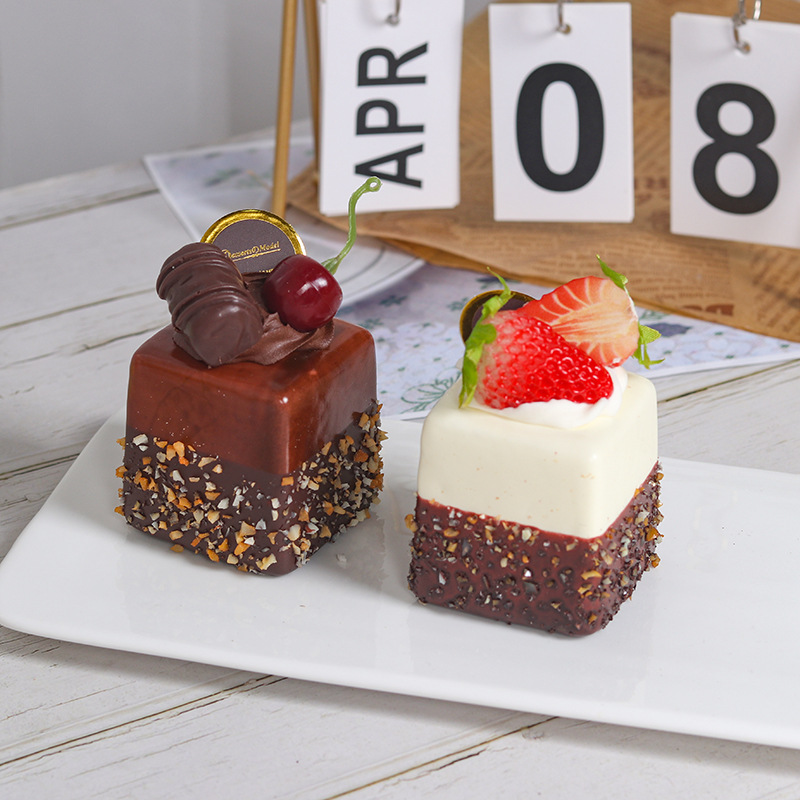 1PC Artificial Fruit Cake Bisc - Photography Food recension och pris
