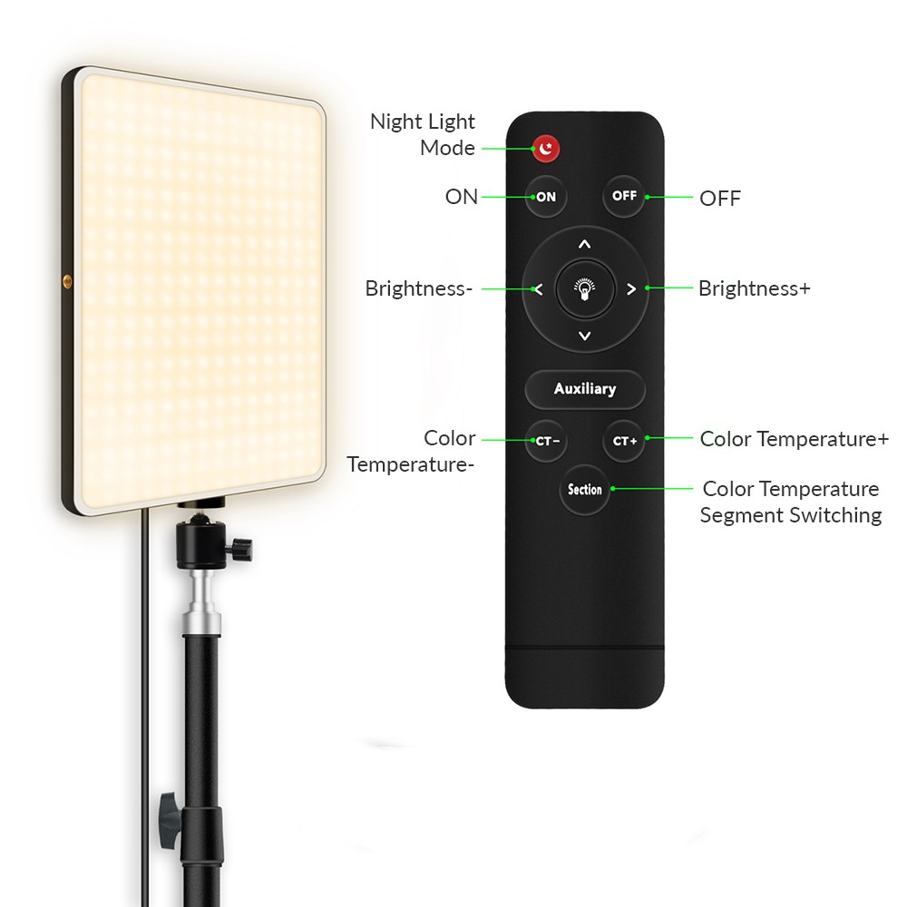 Dimmable LED Video Light Panel - Strobe Light Studio recension och pris