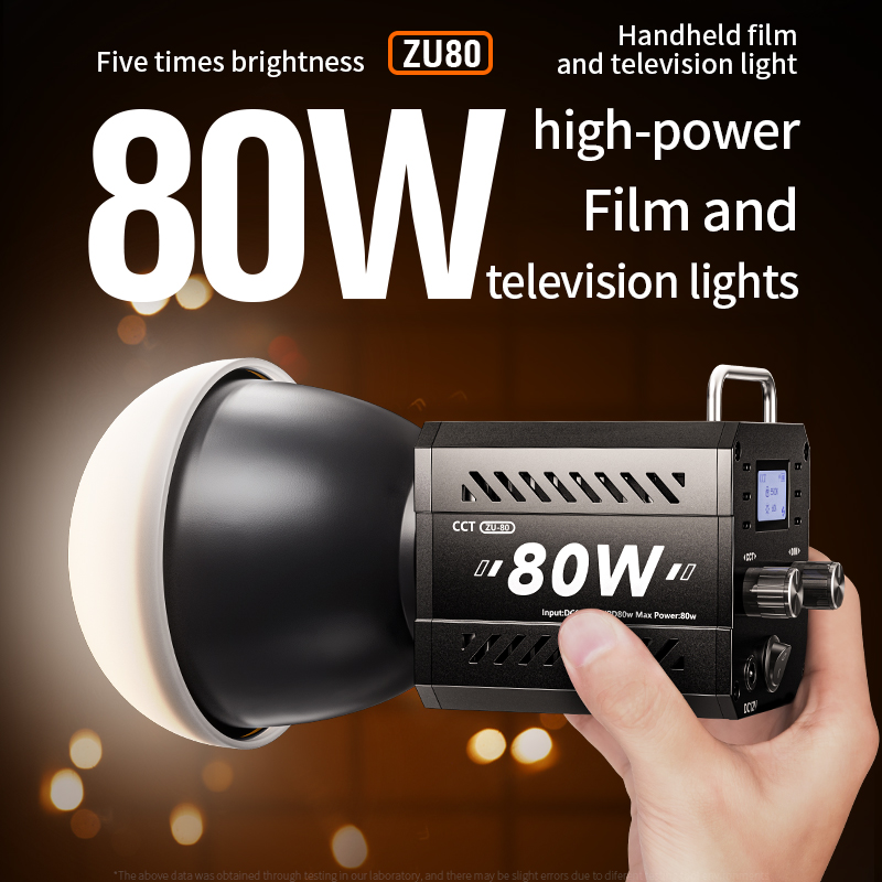Bi-Color Camera Light 80W COB  - Strobe Light Studio recension och pris