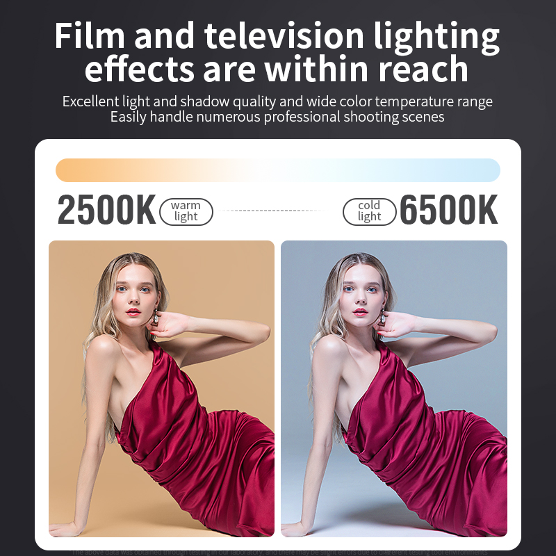 Bi-Color Camera Light 80W COB  - Strobe Light Studio recension och pris