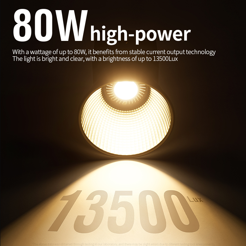 Bi-Color Camera Light 80W COB  - Strobe Light Studio recension och pris
