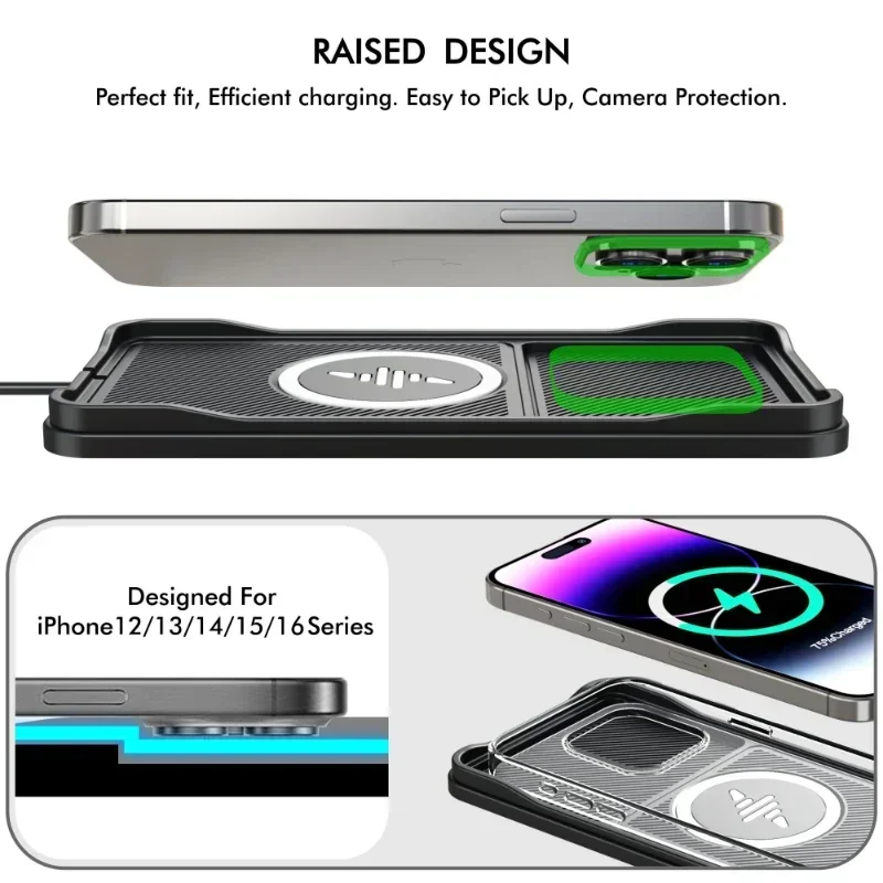 Car Wireless Charger Pad Base  - Tethering Cable Usb recension och pris