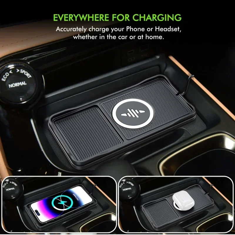 Car Wireless Charger Pad Base  - Tethering Cable Usb recension och pris