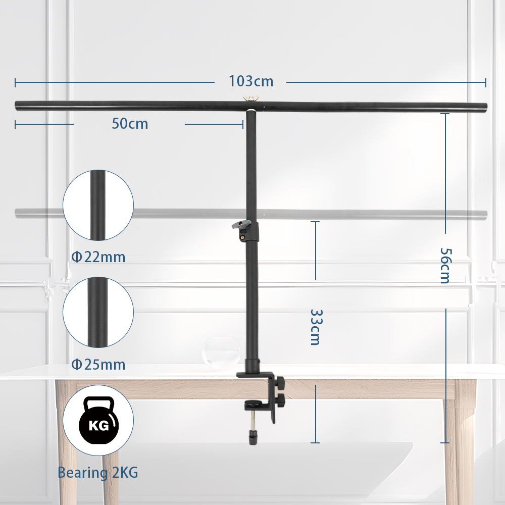 Adjustable Small Desk T-shaped - Photography Hacks recension och pris