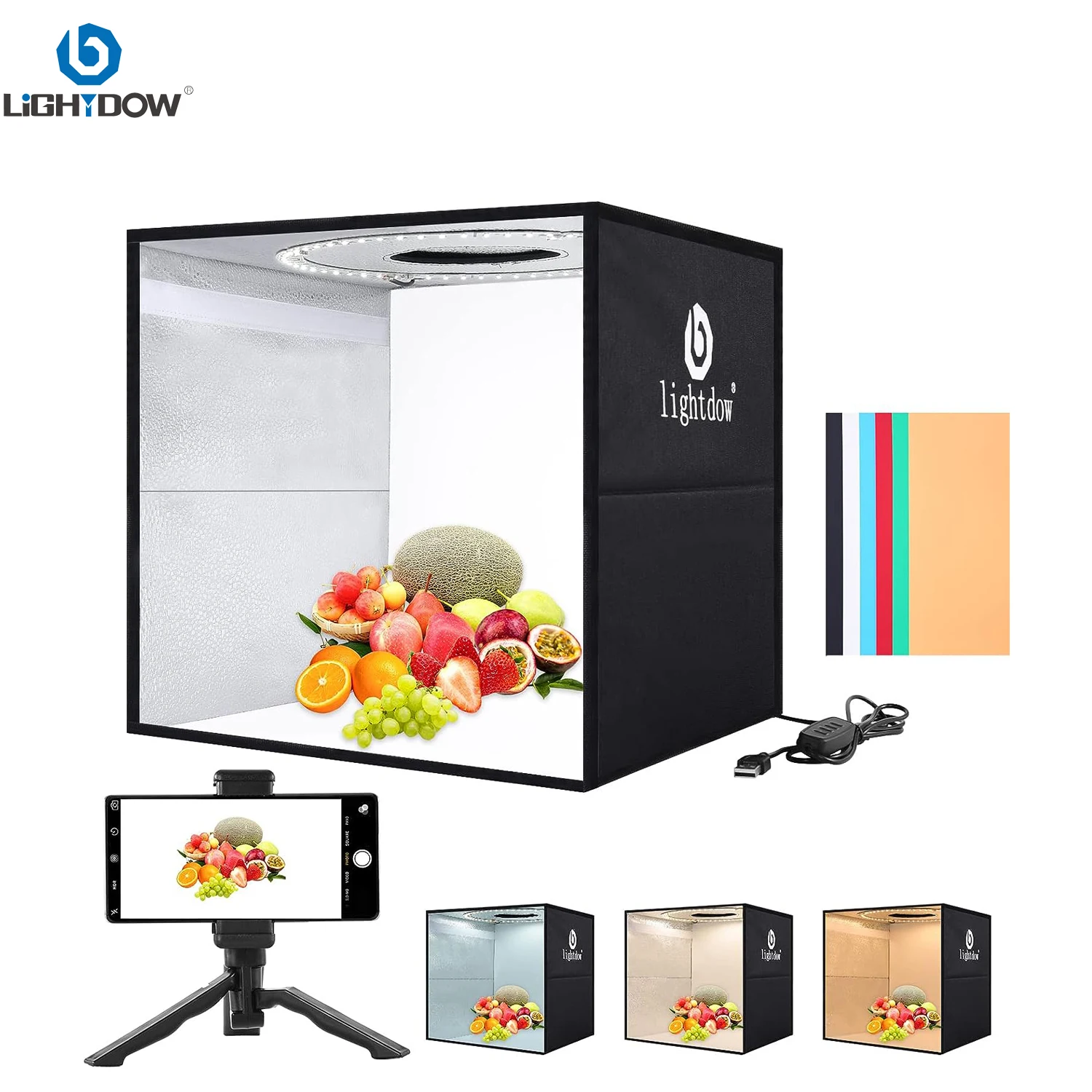 Lightdow Dimmable Photo Box LE - Photography Kit Pro recension och pris