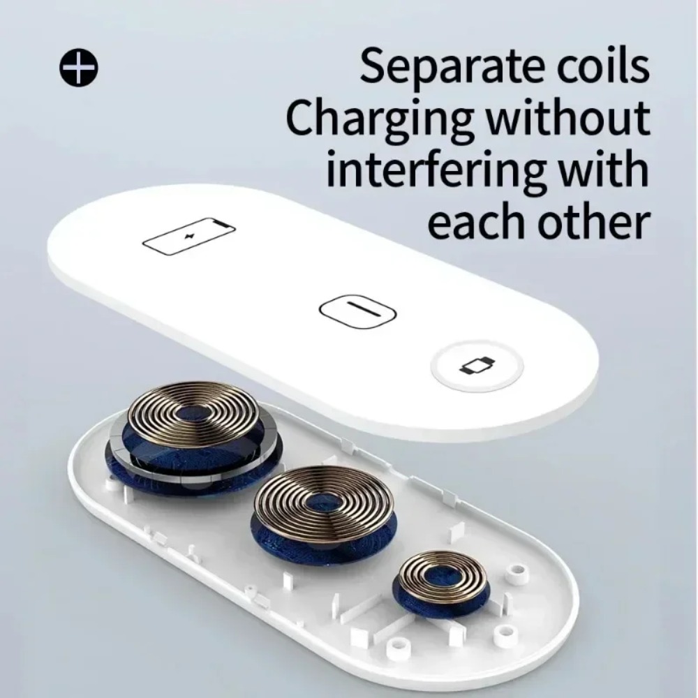 3-in-1 Wireless Charging Pad F - Tethering Cable Usb recension och pris