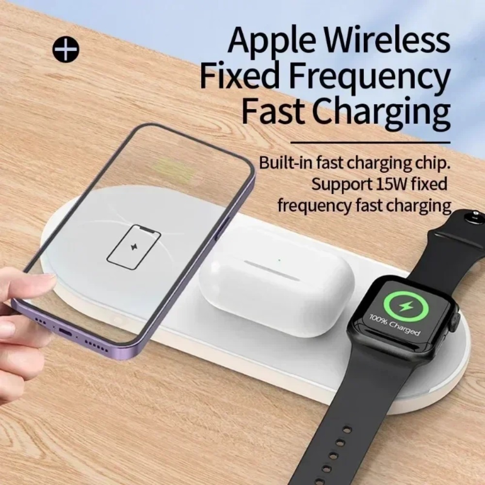3-in-1 Wireless Charging Pad F - Tethering Cable Usb recension och pris