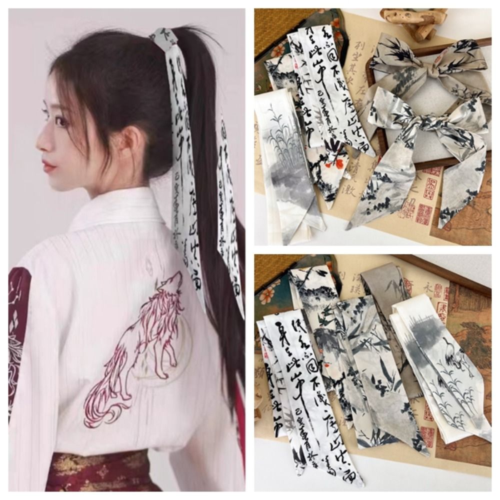 Elegant Long Ink Painting Silk - Photography Trend recension och pris