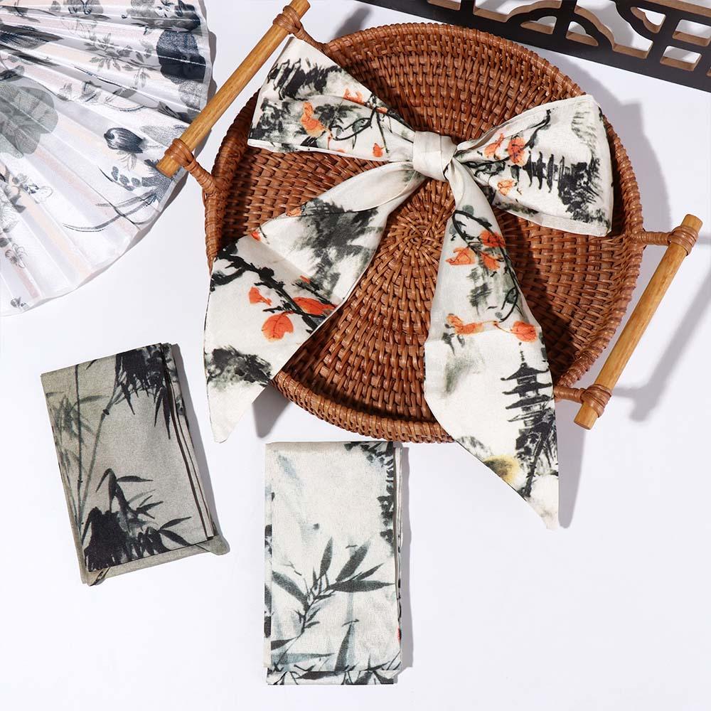 Elegant Long Ink Painting Silk - Photography Trend recension och pris