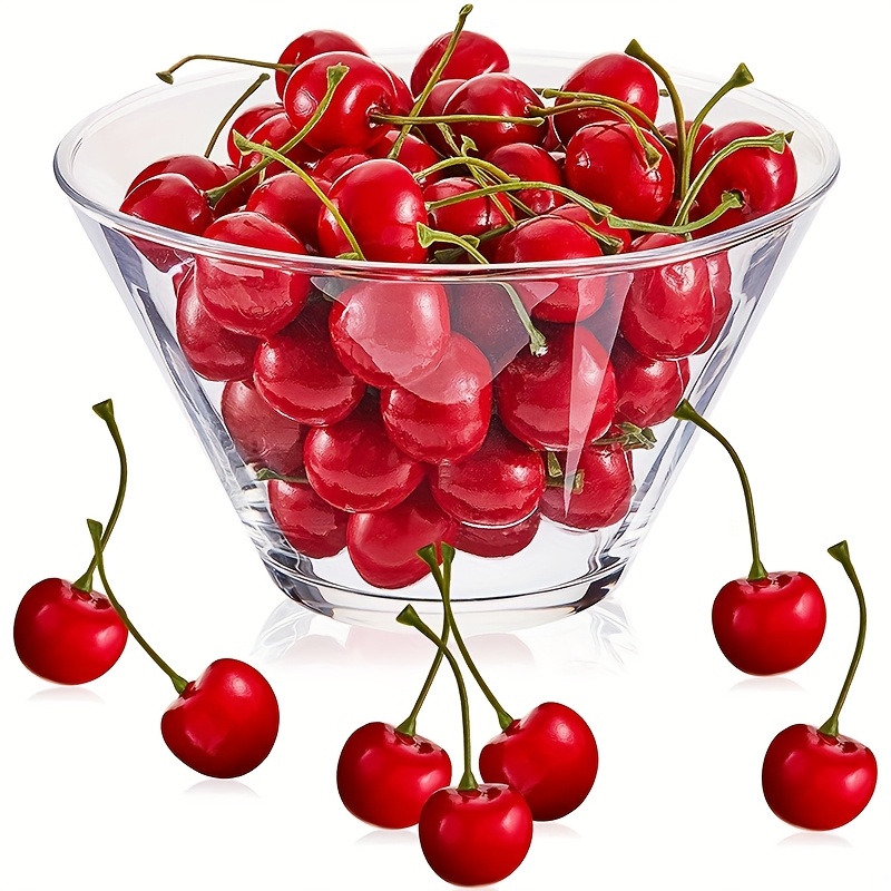 50PCS Artificial Cherry Fake F - Photography Food recension och pris