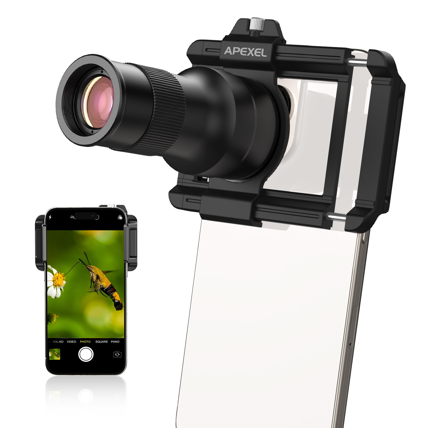 APEXEL 6X Telephoto Macro Lens - Photography Major recension och pris