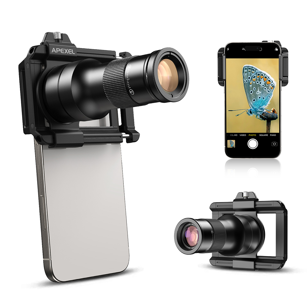 APEXEL 6X Telephoto Macro Lens - Photography Major recension och pris